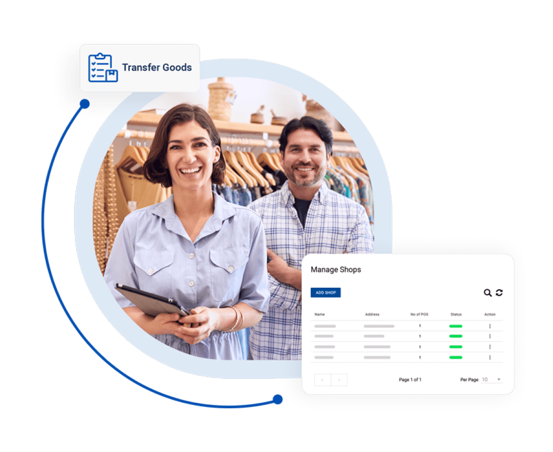 Manage your shops