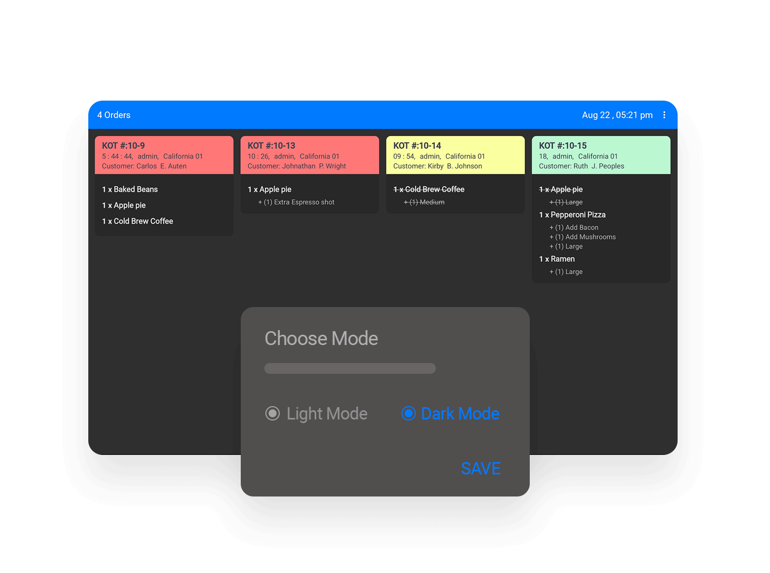 Dark Mode Support