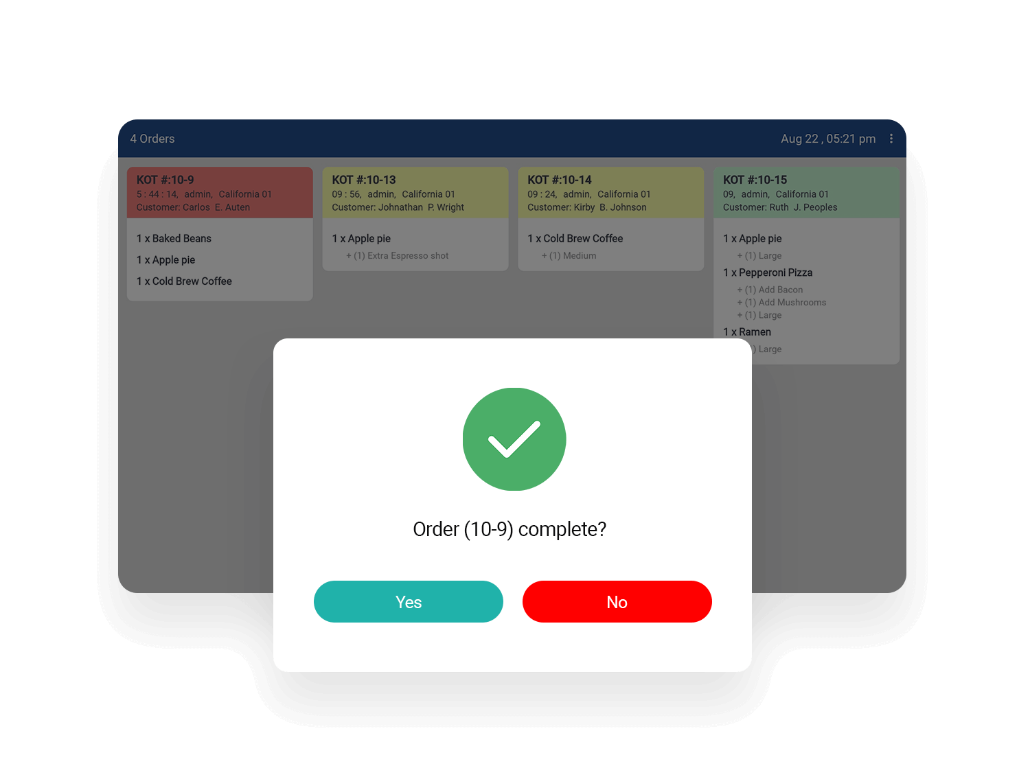 Order Completion Made Easy